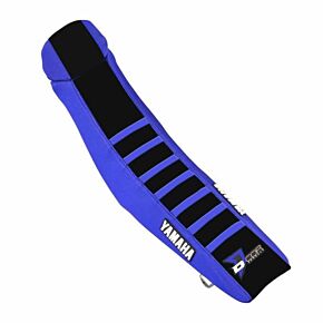 D-COR Seat Cover Blue/black Ribs