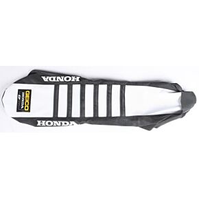 D-COR Seat Cover Geico Replica Black/white W/ribs