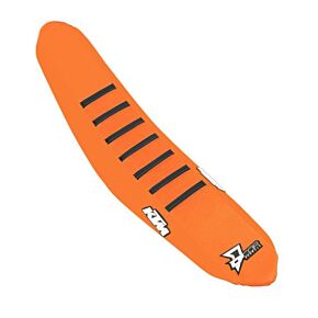 D-COR Seat Cover Orange W/ribs