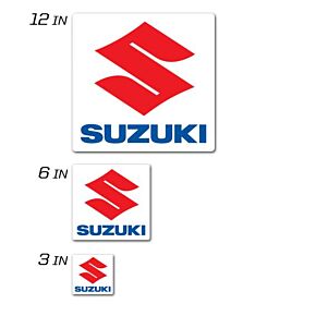 D-COR Suzuki Icon Decal 12" Squared