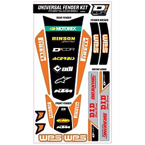 D-COR Trim Kit Orange Wps Universal For Full Size Motorcycles