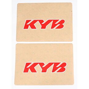 D-COR Upper Fork Decal Kyb Red