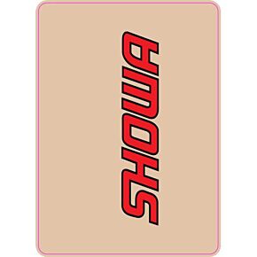 D-COR Upper Fork Decal Showa Red