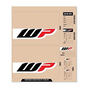 D-COR Wp Decal Kit Wp Fork/shock/eng Spec