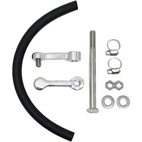 DK CUSTOM PRODUCTS Billet Tank Lift Kit 1" `99-17 Softail Machine Finish