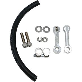 DK CUSTOM PRODUCTS Billet Tank Lift Kit 3" `99-up Touring Machine Finish