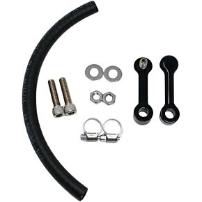 DK CUSTOM PRODUCTS Billet Tank Lift Kit 3" `99-up Touring Powder Coat Blk