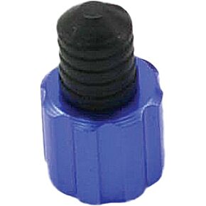 DRC Air Valve Caps Valve Wrench Blue 2/pk