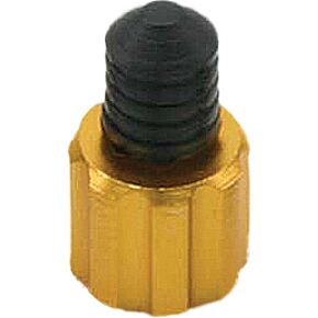 DRC Air Valve Caps Valve Wrench Gold 2/pk