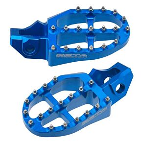 DRC Aluminum Footpegs Hus H-blue
