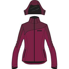 DSG Malea Softshell Jacket Garnet Heather Xs
