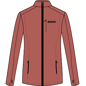 DSG Performance Fleece Zip Up Terracotta 3x