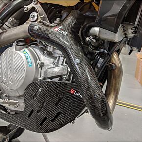 E-LINE ACCESSORIES Carbon Fiber Skid Plates Hus/ktm