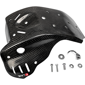 E-LINE ACCESSORIES Carbon Fiber Skid Plates Hus/ktm