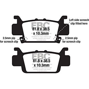 EBC Brake Pads Fa703sv Severe Duty Sv Series