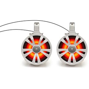 ECOXGEAR 2-pack White 8' Speakers Non Amplified