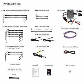 ECOXGEAR 2/4 Seater Ledkit W/controller