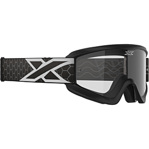 EKS BRAND Flat Out Clear Goggle Black/white Clear