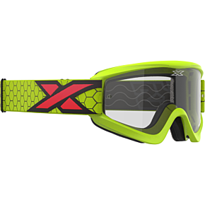 EKS BRAND Flat Out Clear Goggle Flo Ylw/black/fire Red Clear