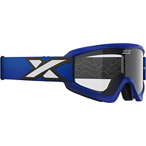EKS BRAND Flat Out Clear Goggle Royal Blue Clear