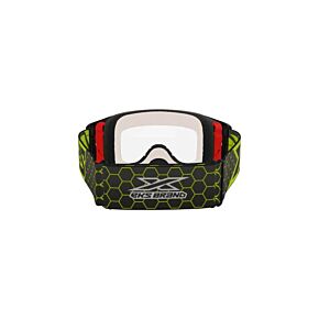 EKS BRAND Lucid Goggle Black/flo Yellow W/clear Lens