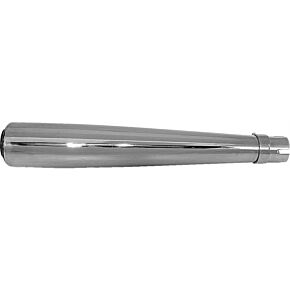 EMGO 20" Universal Megaphone Muffler Chrome