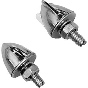 EMGO 4/pk 6mm Chrome Bullet Bolt