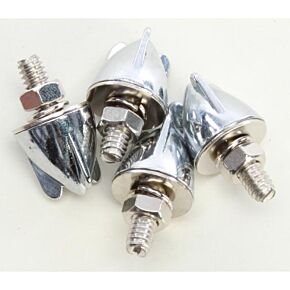 EMGO 4/pk 6mm Chrome Rocket Bolt