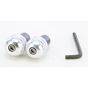 EMGO Aluminum Bar Ends Silver