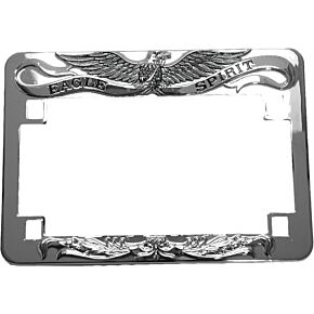EMGO Eagle Spirit License Frame Chrome