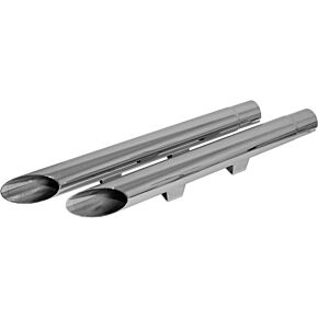 EMGO Slip-on Mufflers Drag 04-13 Sportster