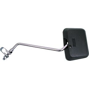 EMGO Square Clamp-on Mirror Black 10"