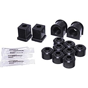 ENERGY SUSP. Sway Bar Bush Kit Front/rear Black Pol