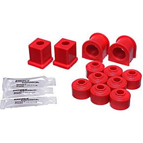 ENERGY SUSP. Sway Bar Bush Kit Front/rear Red Pol
