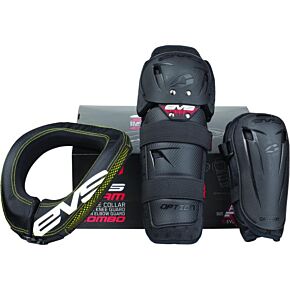 EVS Slam Combo Kit Black Youth