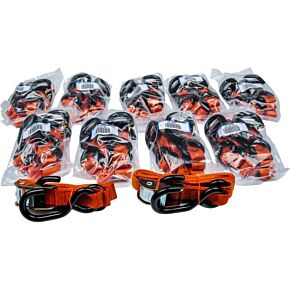 FIRE POWER 1" Tie-down Orange 10/pairs