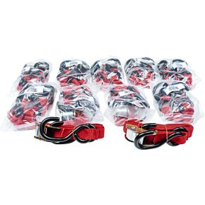 FIRE POWER 1" Tie-down Red 10/pairs
