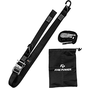 FIRE POWER 2" Tie-down Ratchet W/soft-tie 8' Long Black 2/pk