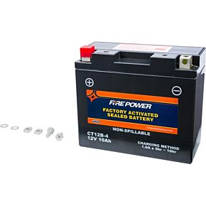 FIRE POWER Battery Ct12b-4 Sealed Factory Activated