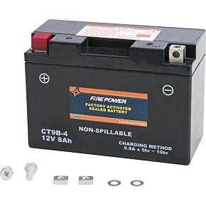 FIRE POWER Battery Ct9b-4 Ct9b Sealed Factory Activated