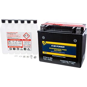 FIRE POWER Battery Ctx12-bs Maintenance Free
