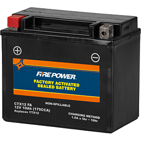FIRE POWER Battery Ctx12 Sealed Factory Activated