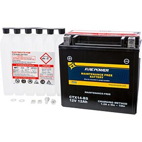 FIRE POWER Battery Ctx14-bs Maintenance Free