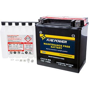 FIRE POWER Battery Ctx16-bs Maintenance Free