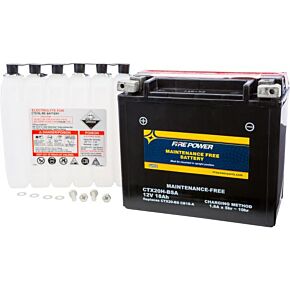 FIRE POWER Battery Ctx20h-bsa Maintenance Free