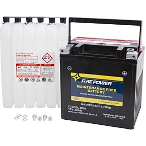 FIRE POWER Battery Ctx30l-bsa/cix30l-bs Maintenance Free