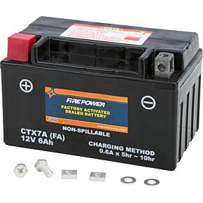 FIRE POWER Battery Ctx7a Sealed Factory Activated