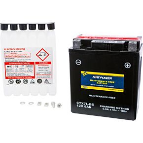 FIRE POWER Battery Ctx7l-bs Maintenance Free