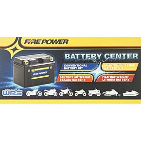 FIRE POWER Battery Rack Sign