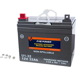 FIRE POWER Battery U1-32 Sealed Factory Activated